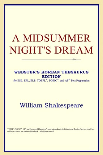 William Shakespeare: A midsummer night's dream (EBook, 2005, ICON Classics)