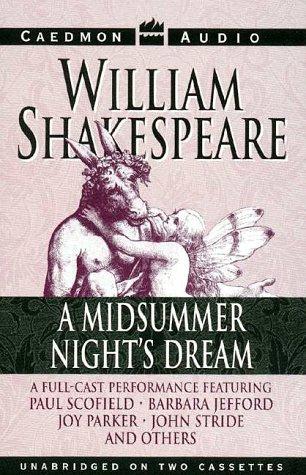 William Shakespeare: Midsummer Night's Dream, A (AudiobookFormat, 1991, Caedmon)